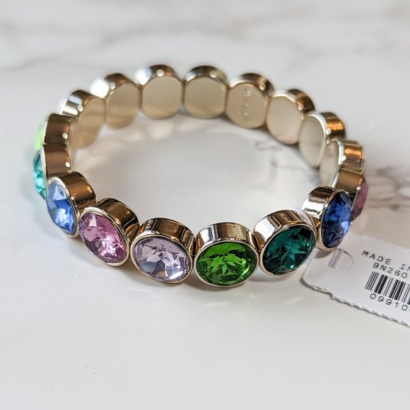 J. Crew Factory Jewelry - J.Crew Factory Crystal Gem Bracelet